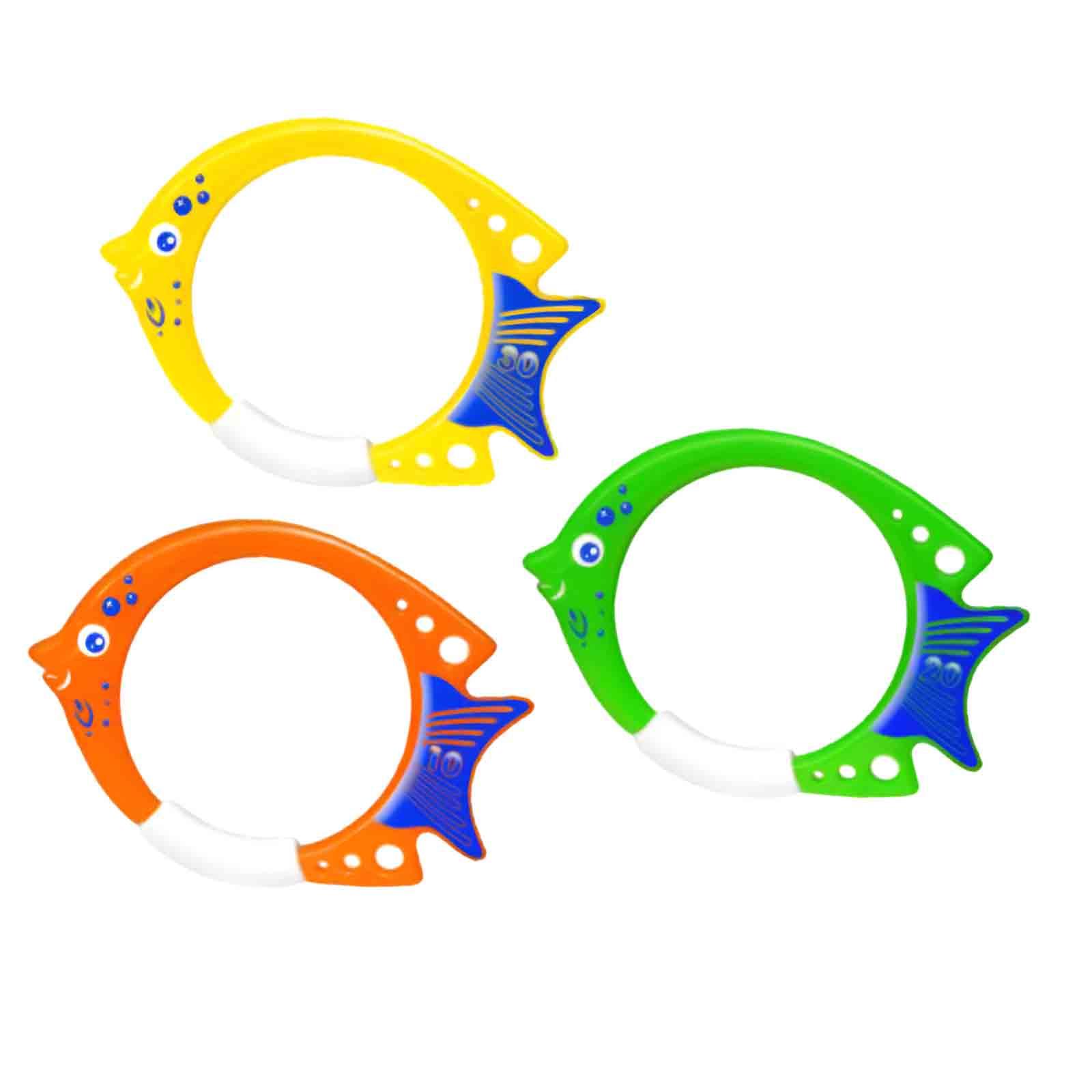 Aquatic Sports Equipment - Conjunto de 3 Anéis de Mergulho