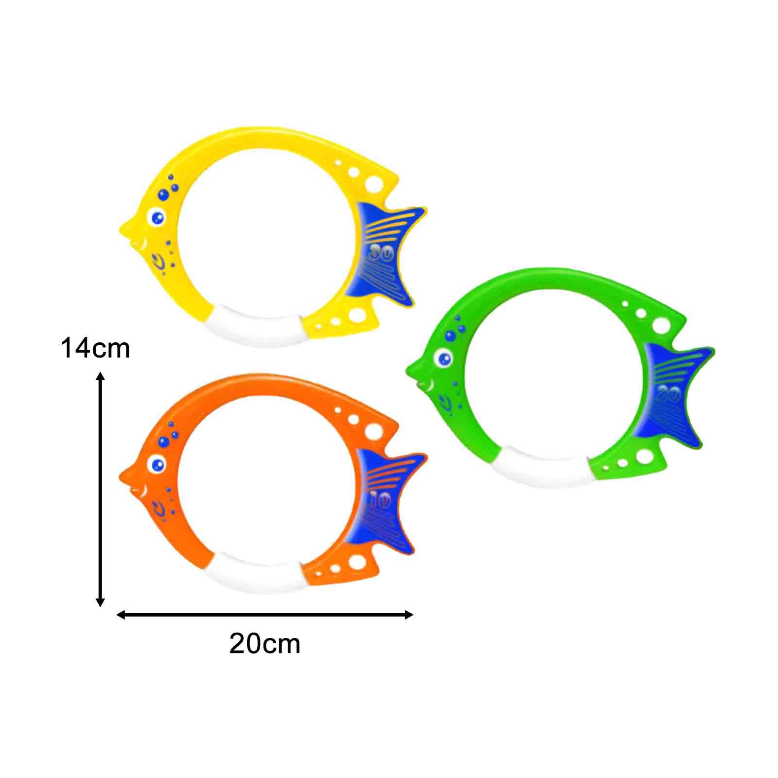 Conjunto de 3 Anéis de Mergulh - Aquatic Sports Equipment avaliação e preço
